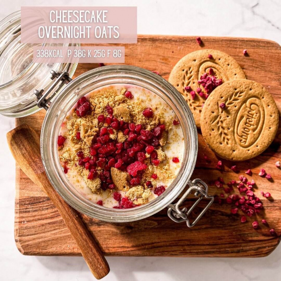 Cheesecake Overnight Oats