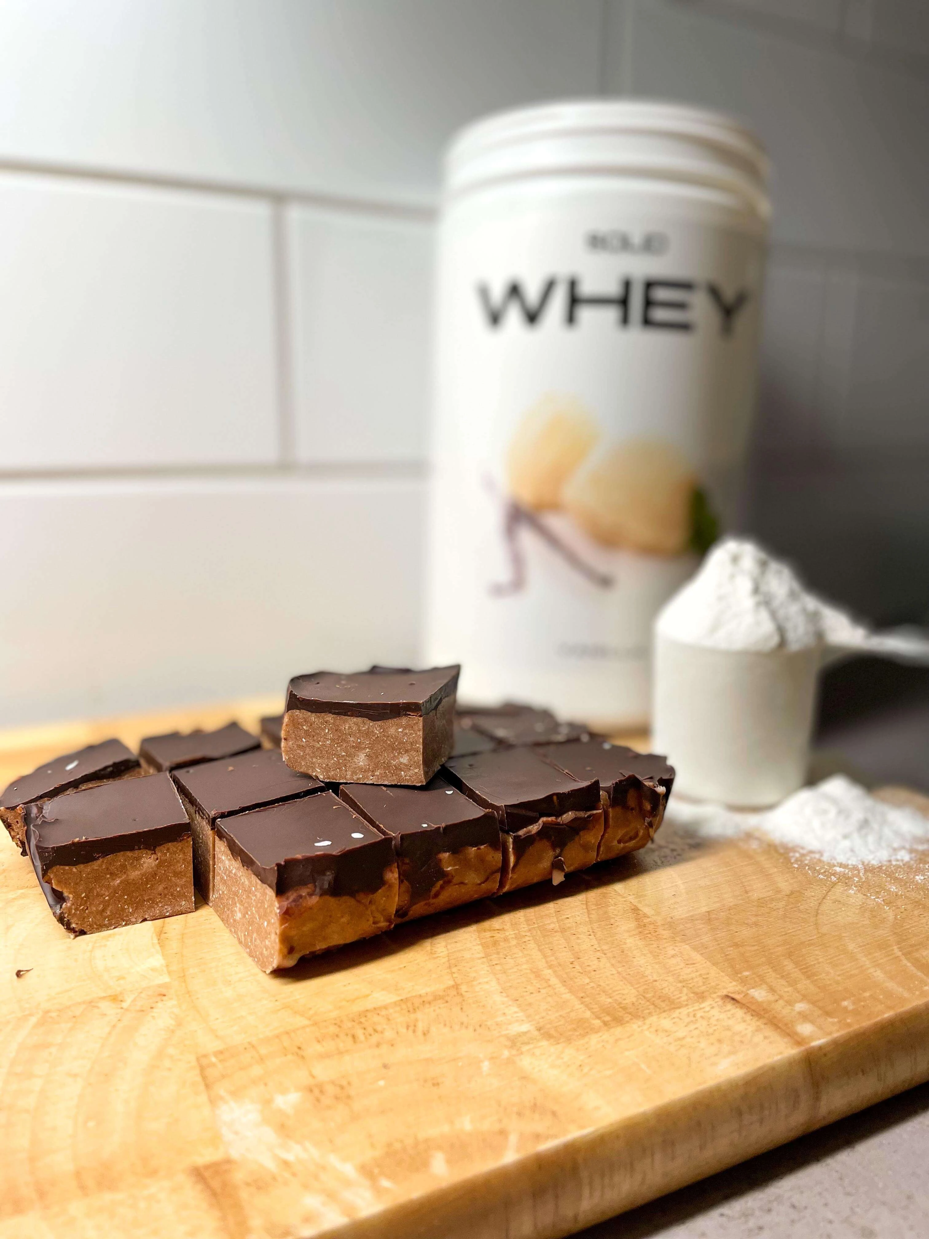 No bake protein fudge