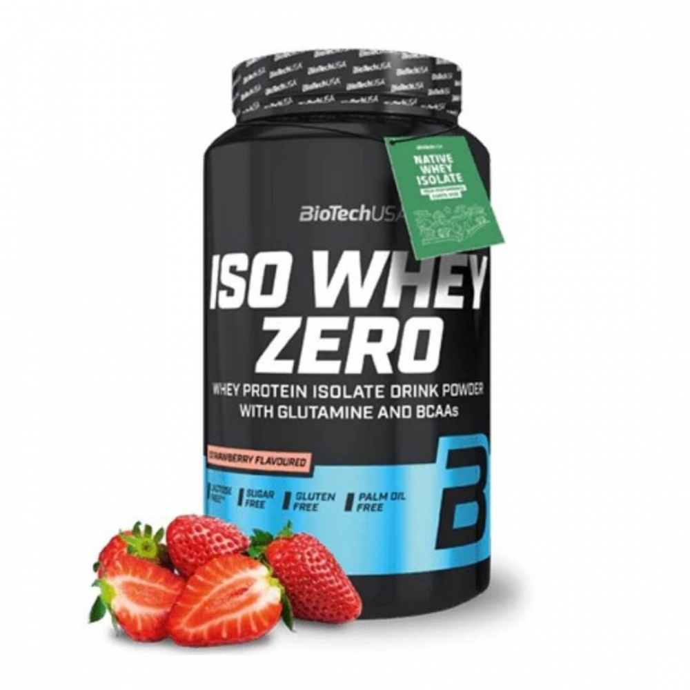 BioTechUSA Iso Whey Zero, 908 g (Strawberry)