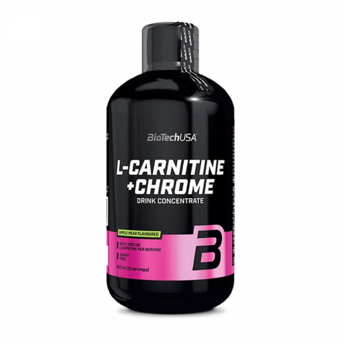 BiotechUSA L-Carnitine + Chrome, 500 ml (Orange)
