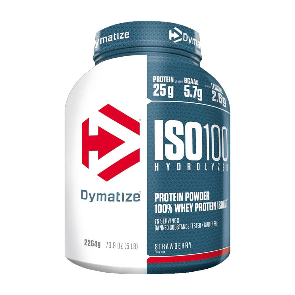 Dymatize Iso-100, 2,2 kg (Strawberry Blast)