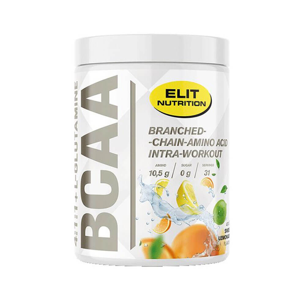 Elit Nutrition BCAA 4:1:1 + L-glutamine, 400 g (Sweet Lemonade)