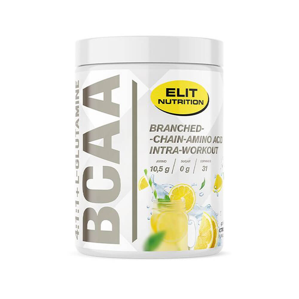 Elit Nutrition BCAA 4:1:1 + L-glutamine, 400 g (Citrus)
