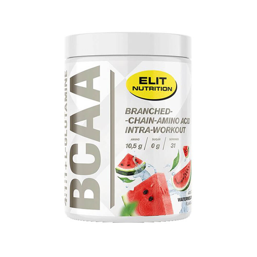 Elit Nutrition BCAA 4:1:1 + L-glutamine, 400 g (Watermelon)