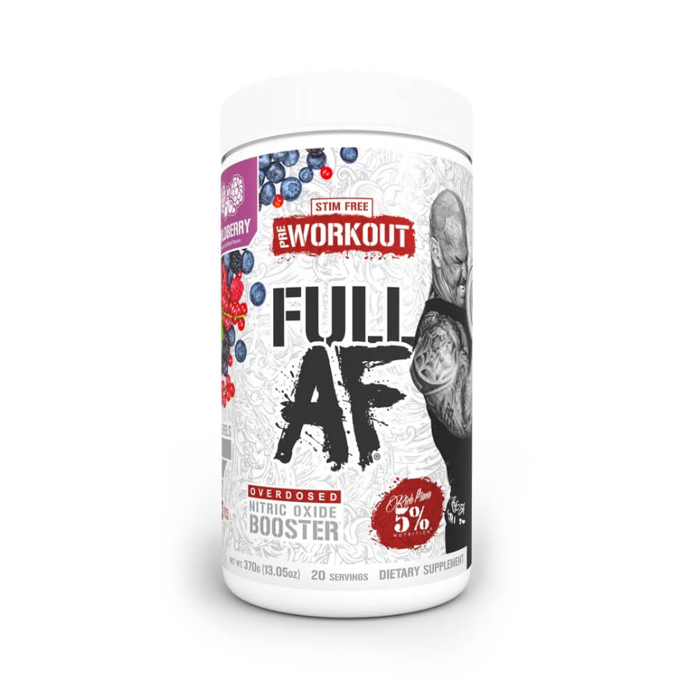 5% Nutrition Full AF Non-Stim Pre-Workout, 370 g (Wild Berry)