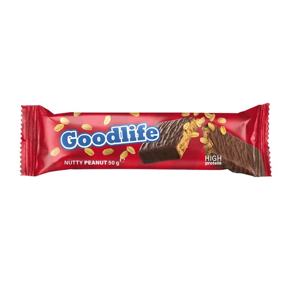 Goodlife Proteinbar, 50 g (Nutty Peanut)