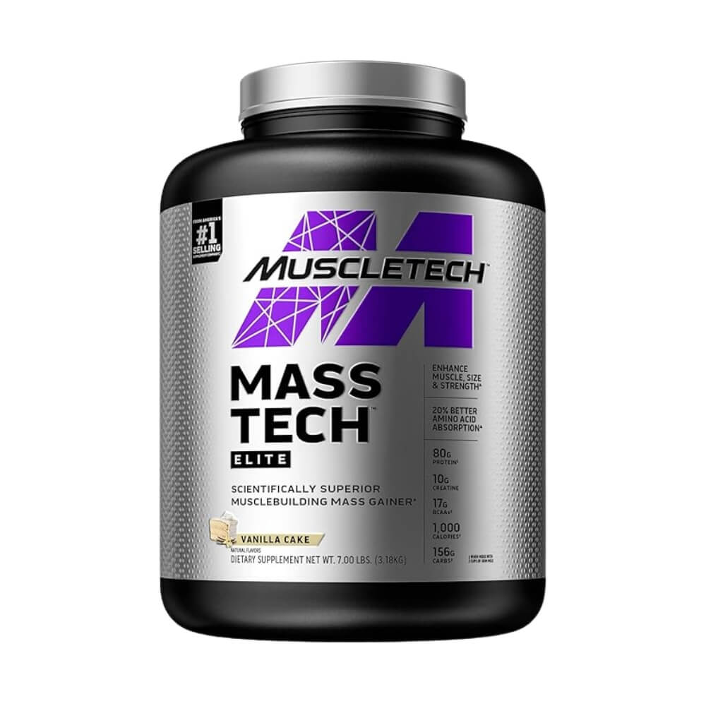 Muscletech Mass-Tech Elite, 3,18 kg (Vanilla)