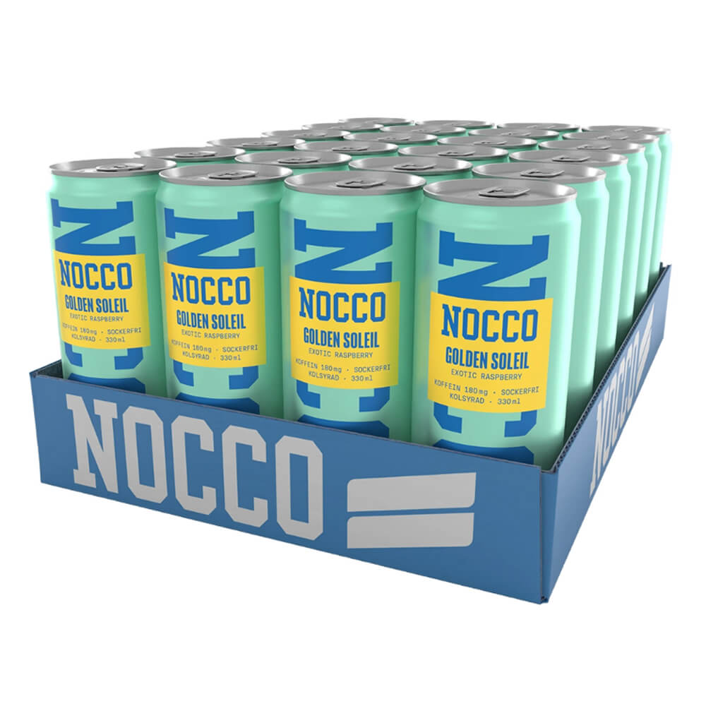 24 x NOCCO BCAA, 330 ml (Golden Soleil)