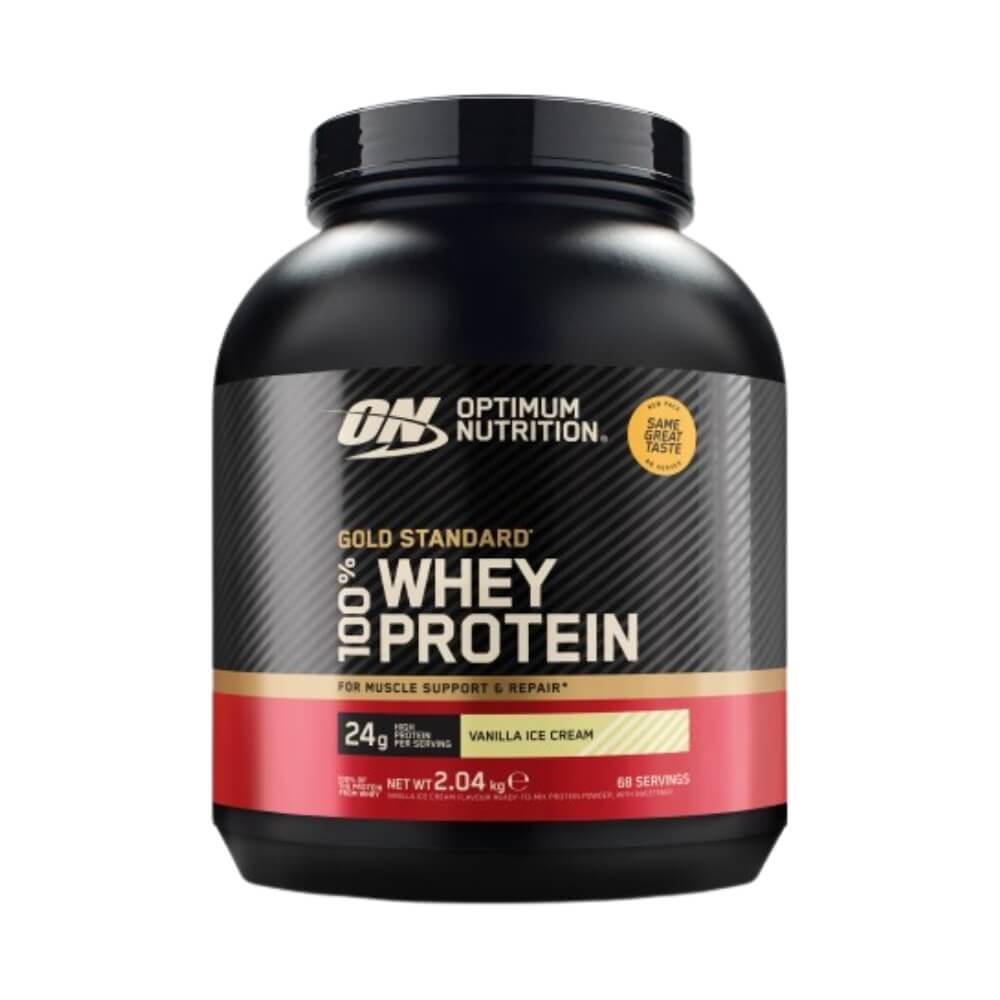 Optimum Nutrition 100% Whey Gold Standard, 2,04 kg (Vanilla Ice Cream)