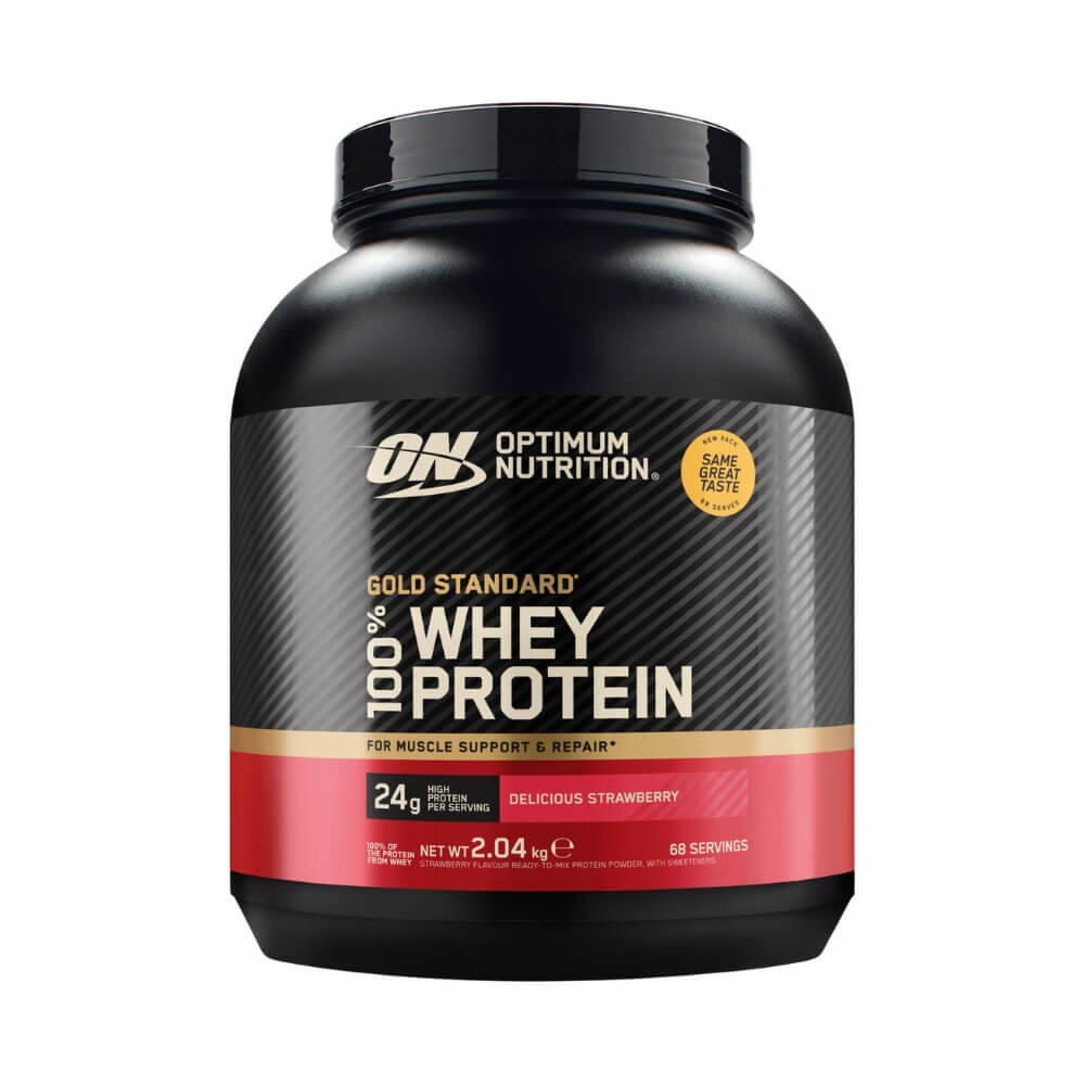 Optimum Nutrition 100% Whey Gold Standard, 2,04 kg (Delicious Strawber
