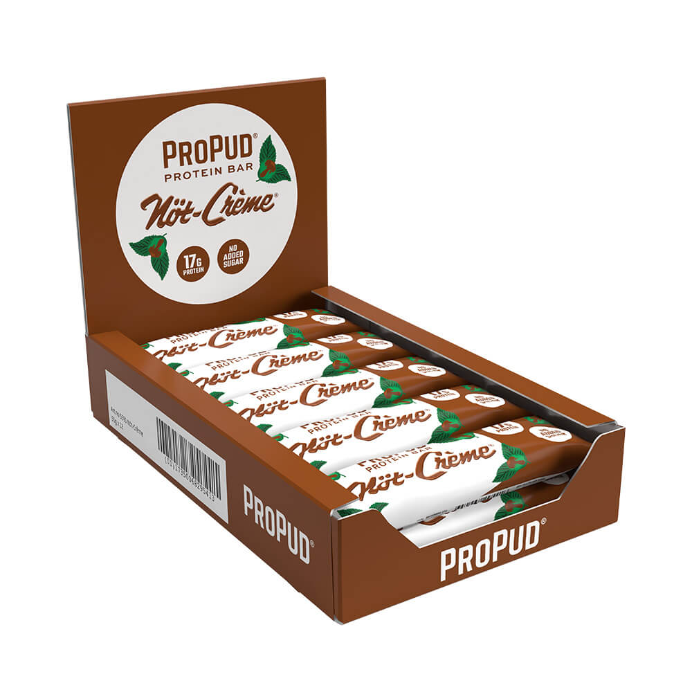 12 x ProPud Proteinbar, 55 g (Nöt-Créme)