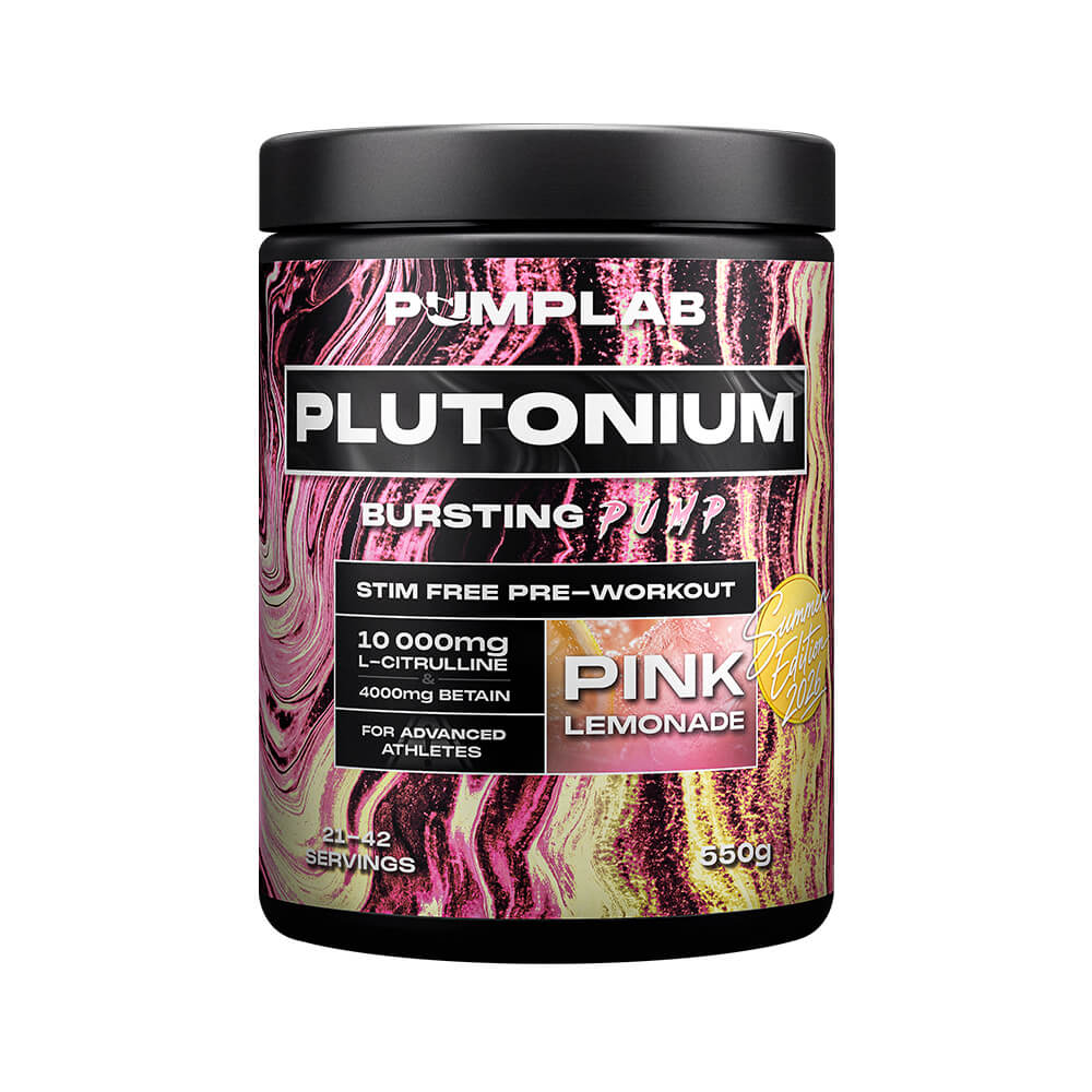 PumpLab PLUTONIUM - Stim Free PWO, 550 g (Pink Lemonade)