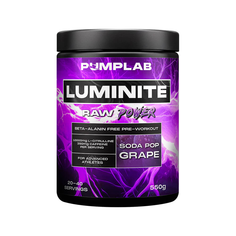 PumpLab LUMINITE - Beta-Alanine Free PWO, 550 g (Soda Pop Grape)