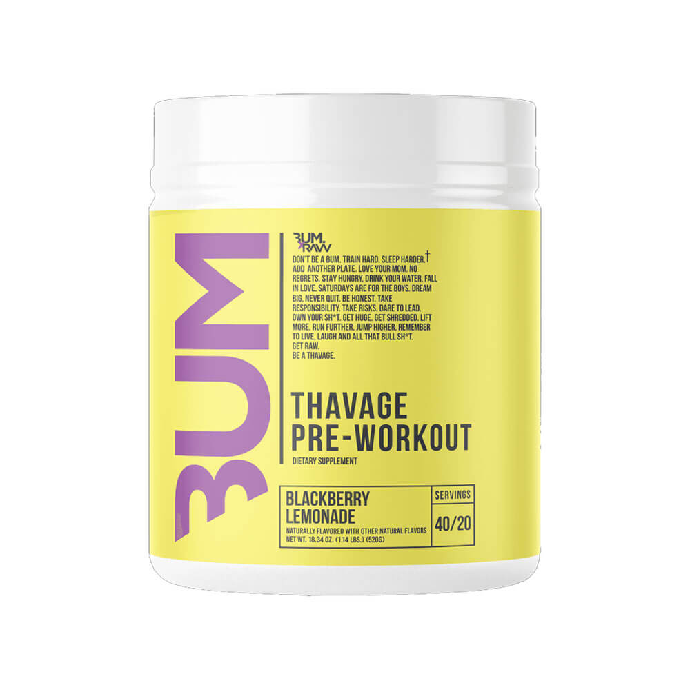 RAW Nutrition Thavage Pre-Workout, 40 serv. (Blackberry Lemonade)