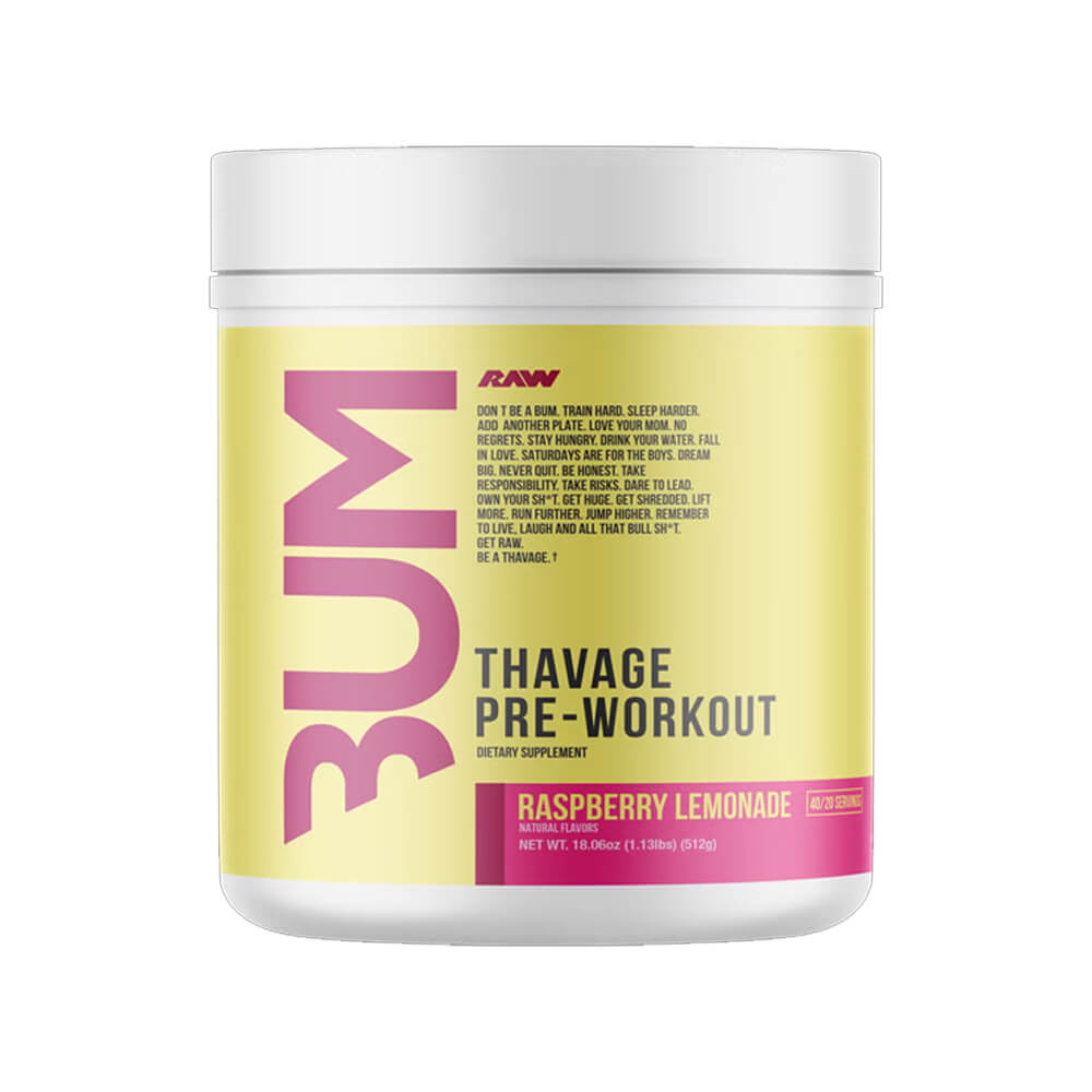 RAW Nutrition Thavage Pre-Workout, 40 serv. (Raspberry Lemonade)