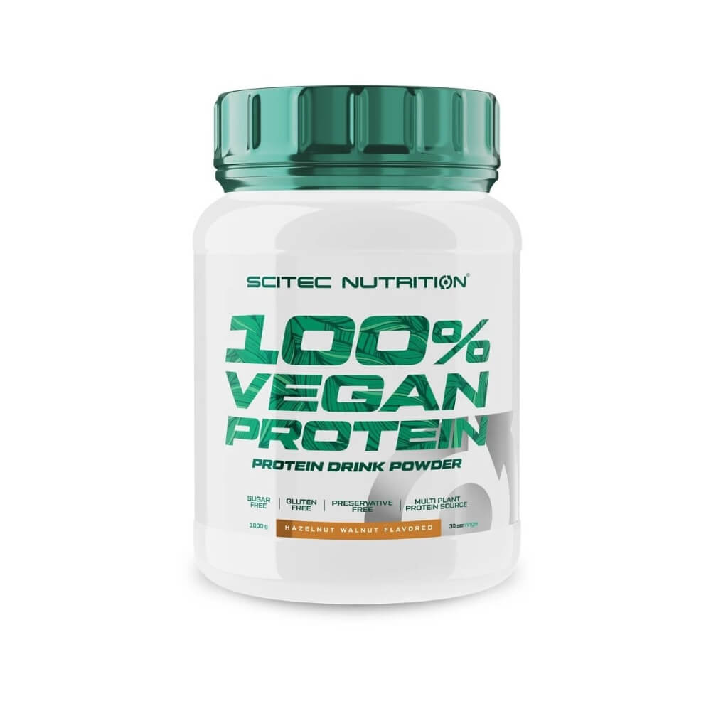 Scitec Nutrition 100% Vegan Protein, 1000 g (Hazelnut-Walnut)