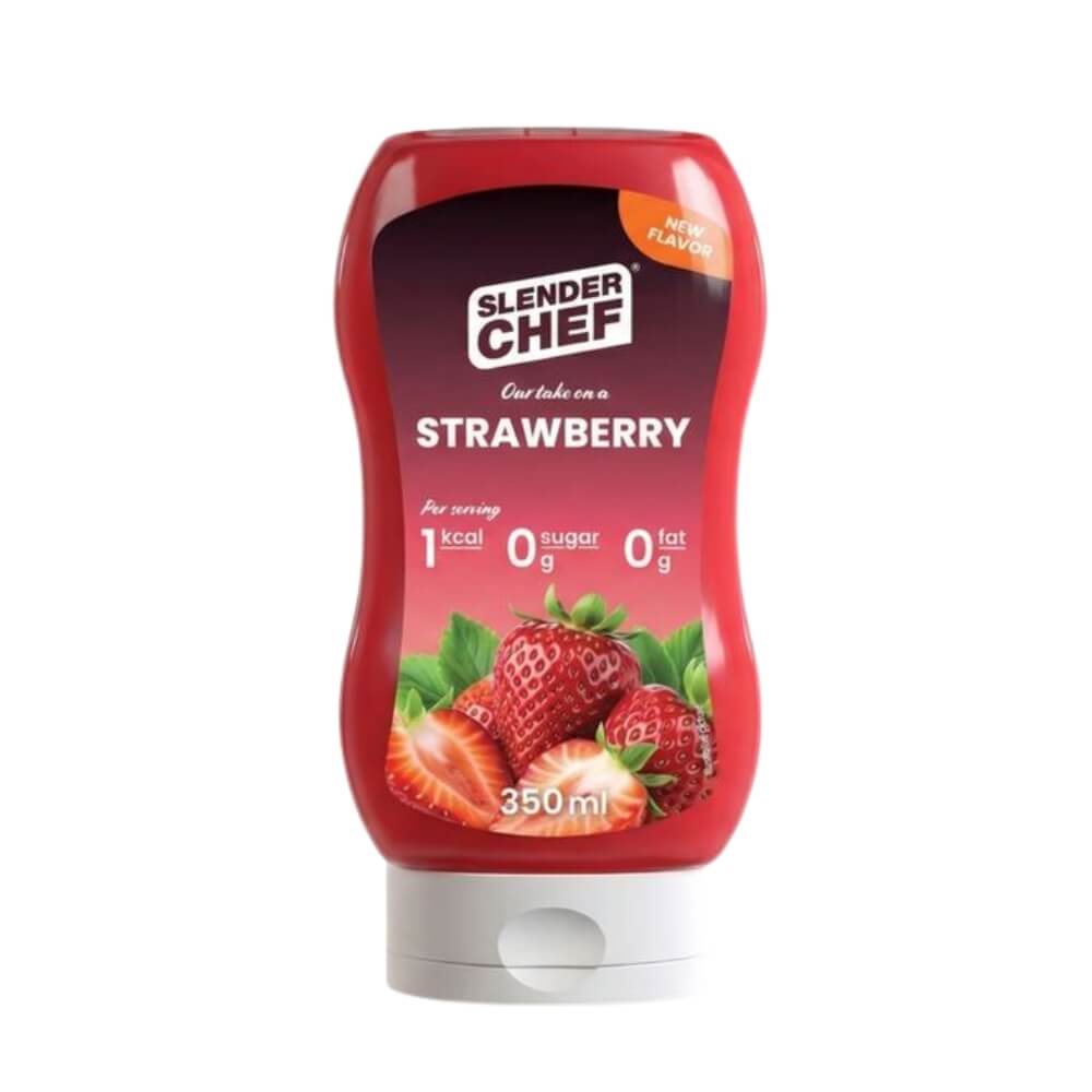 Slender Chef Syrup, 350 ml (Strawberry Syrup)