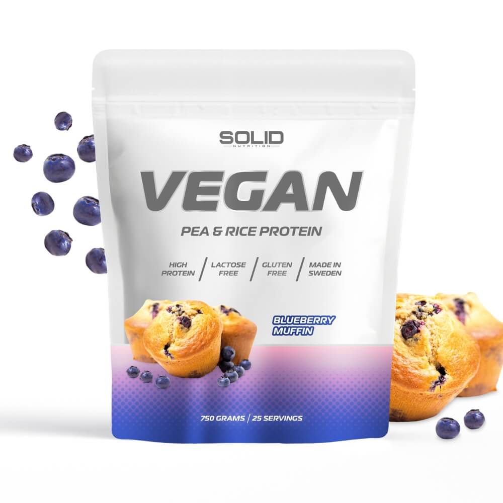 SOLID Nutrition Vegan, 750 g (Blueberry Muffin)