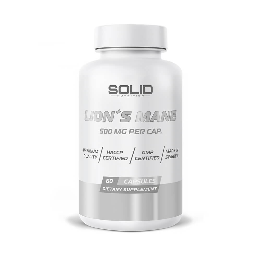 SOLID Nutrition Lion ́s Mane, 60 caps