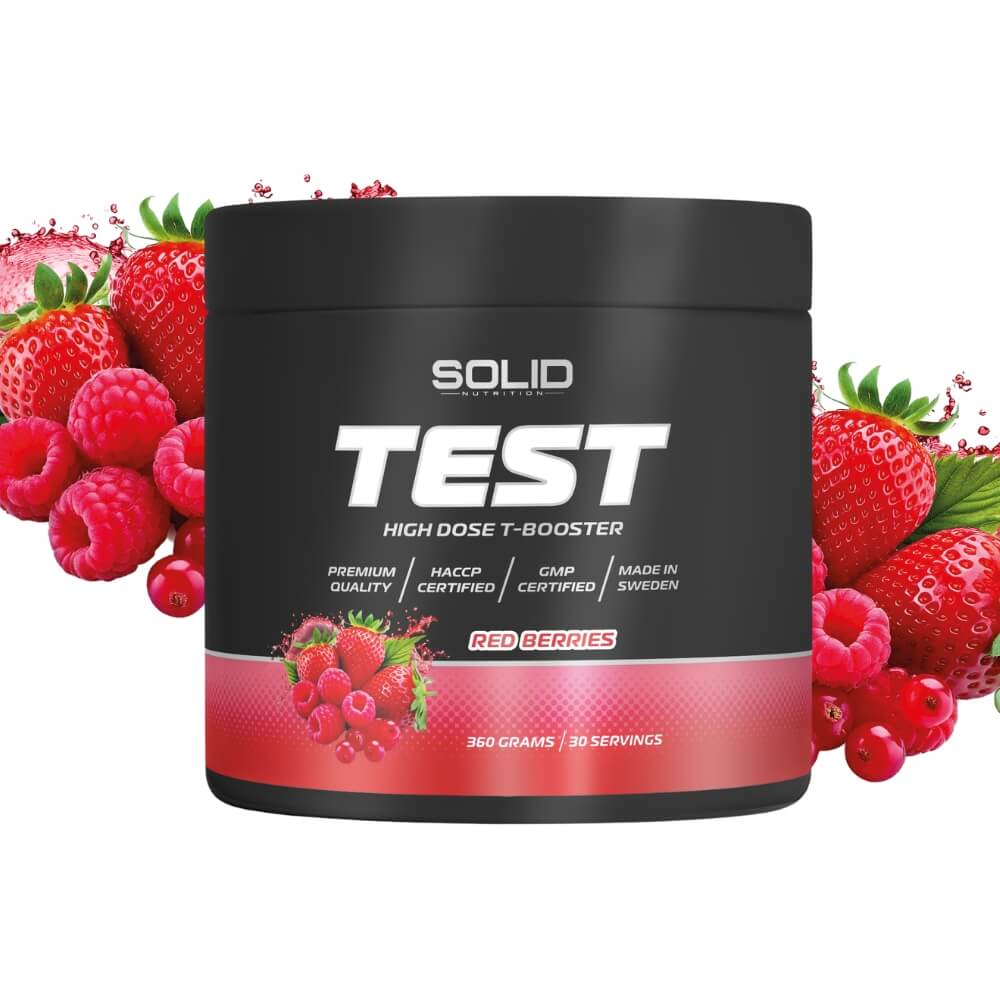 SOLID Nutrition BLACK LINE Test, 360 g (Red Berries)