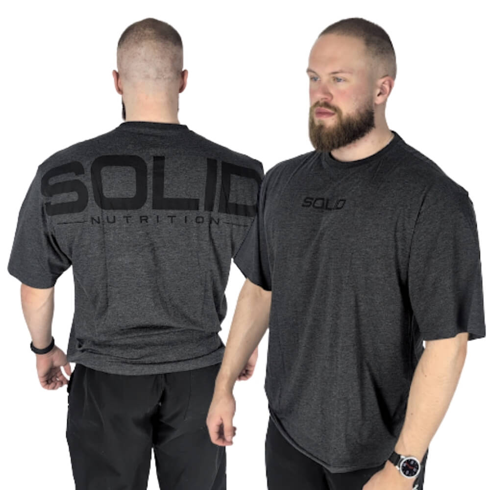 SOLID Nutrition Oversized Tee, dark grey melange (3XL)