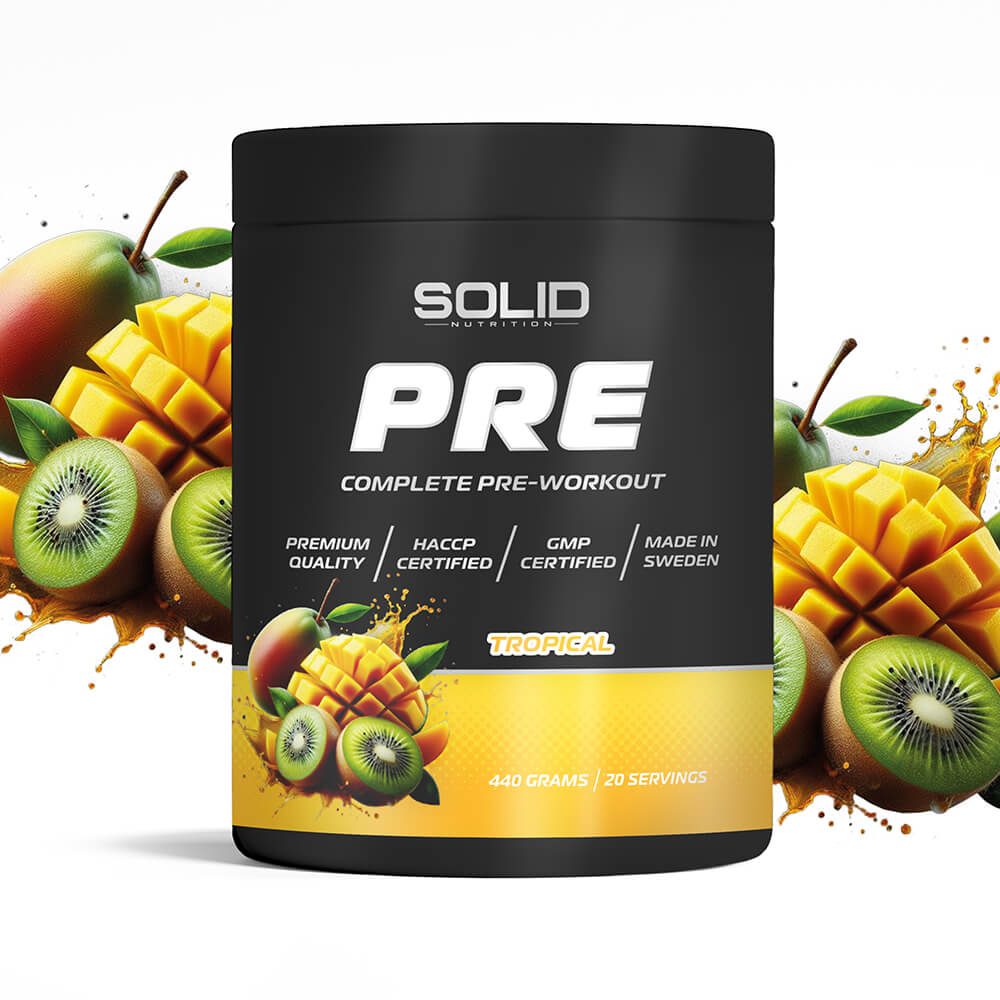 SOLID Nutrition BLACK LINE PRE, 440 g (Tropical)