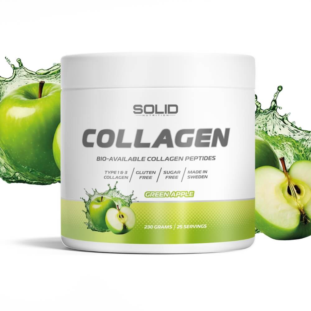 SOLID Nutrition Collagen, 230 g (Green Apple)