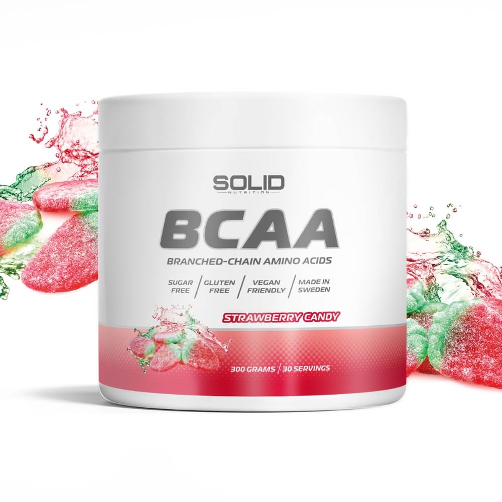 SOLID Nutrition BCAA, 300 g (Strawberry Candy)