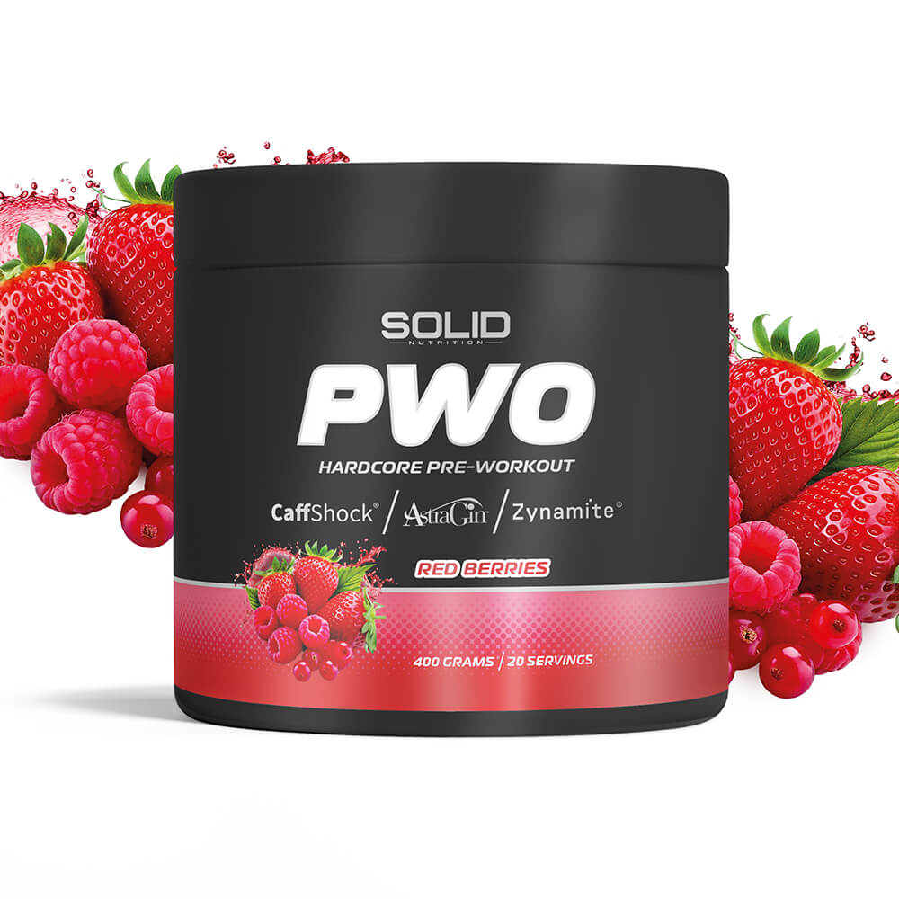 SOLID Nutrition BLACK LINE PWO, 400 g (Red Berries)