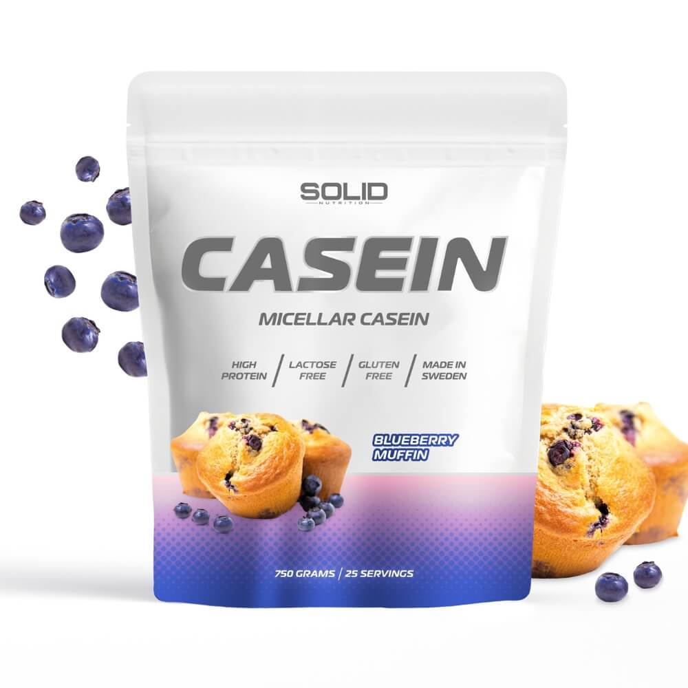 SOLID Nutrition Casein, 750 g (Blueberry Muffin)