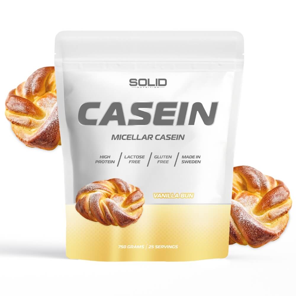SOLID Nutrition Casein, 750 g (Vanilla Bun)