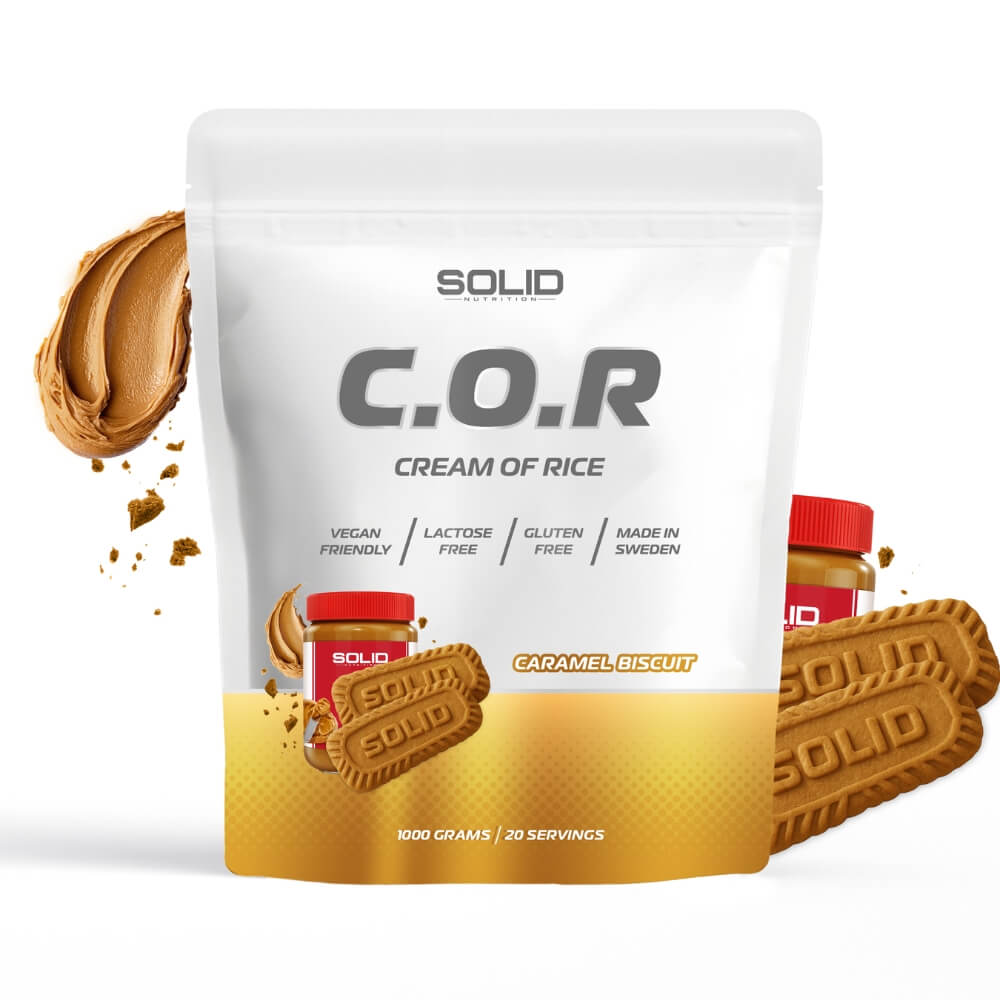 SOLID Nutrition Cream Of Rice, 1 kg (Caramel Biscuit)