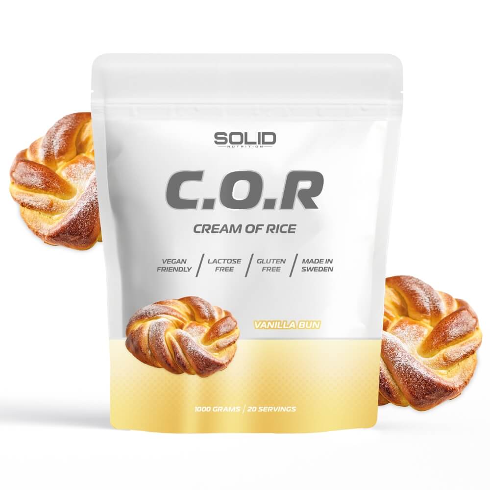 SOLID Nutrition Cream Of Rice, 1 kg (Vanilla Bun)
