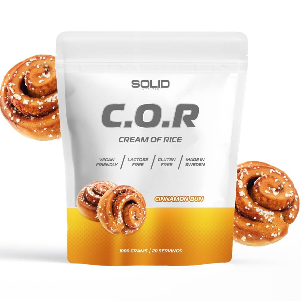 SOLID Nutrition Cream Of Rice, 1 kg (Cinnamon Bun)