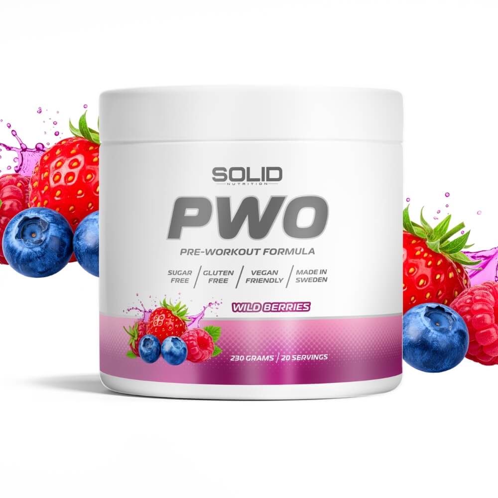 SOLID Nutrition PWO, 230 g (Wild Berries)