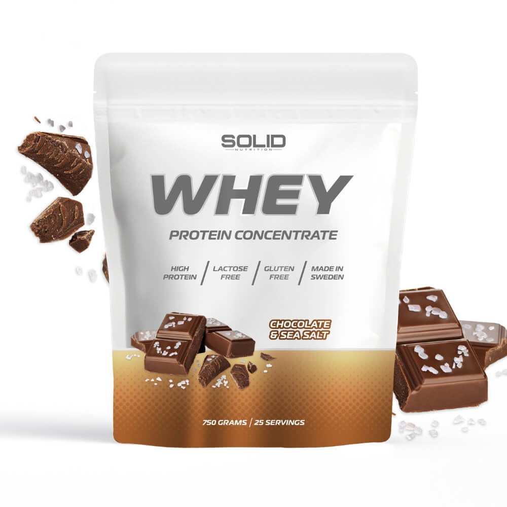 SOLID Nutrition Whey, 750 g (Chocolate & Sea Salt)