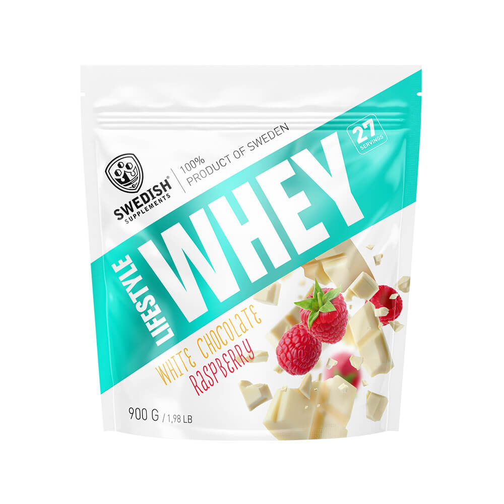 Swedish Supplements Lifestyle Whey, 900 g (White Chocolate Raspberry)