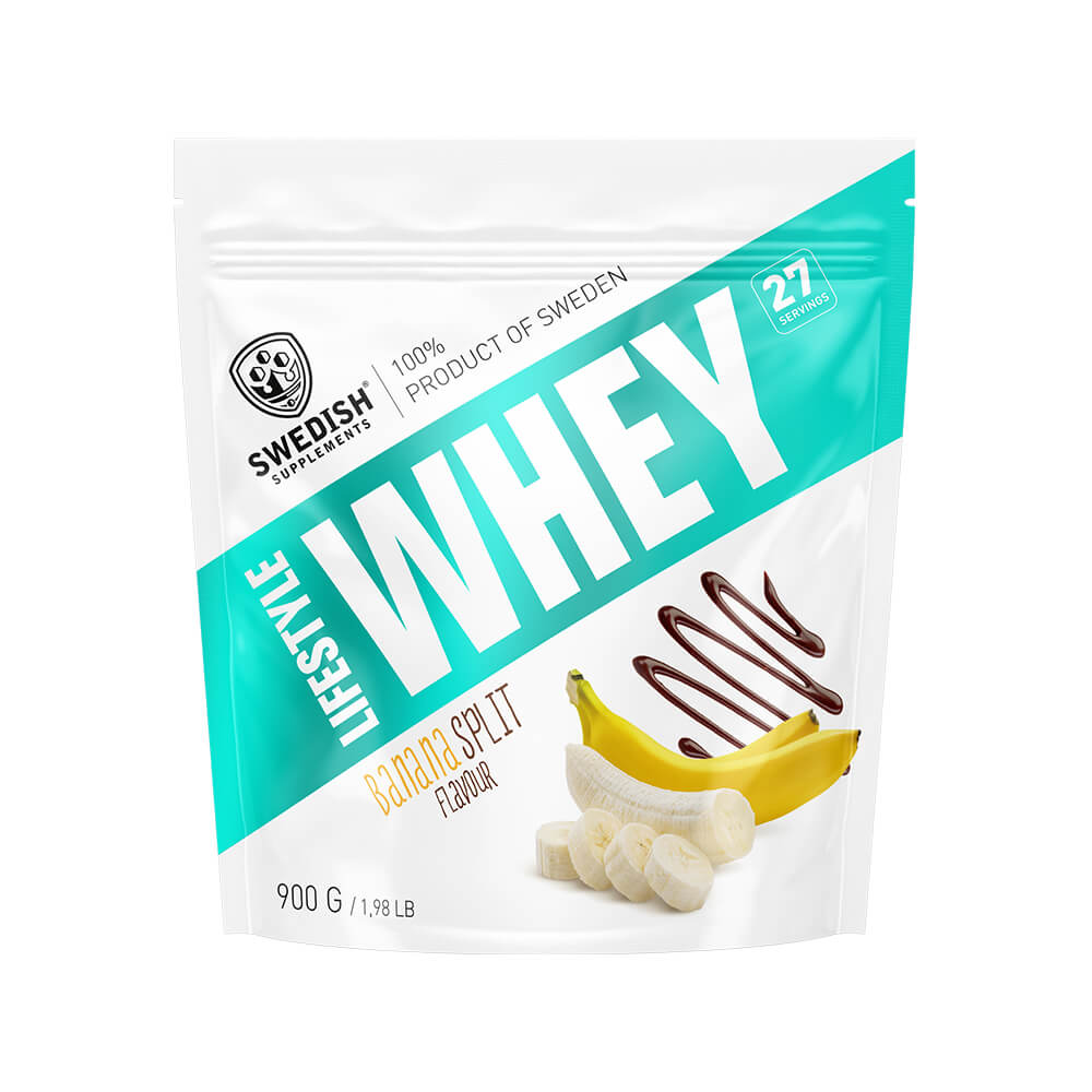 Swedish Supplements Lifestyle Whey, 900 g (Banana Spilt)