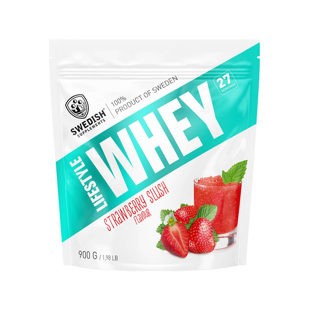 Swedish Supplements Lifestyle Whey, 900 g (Strawberry Slush)