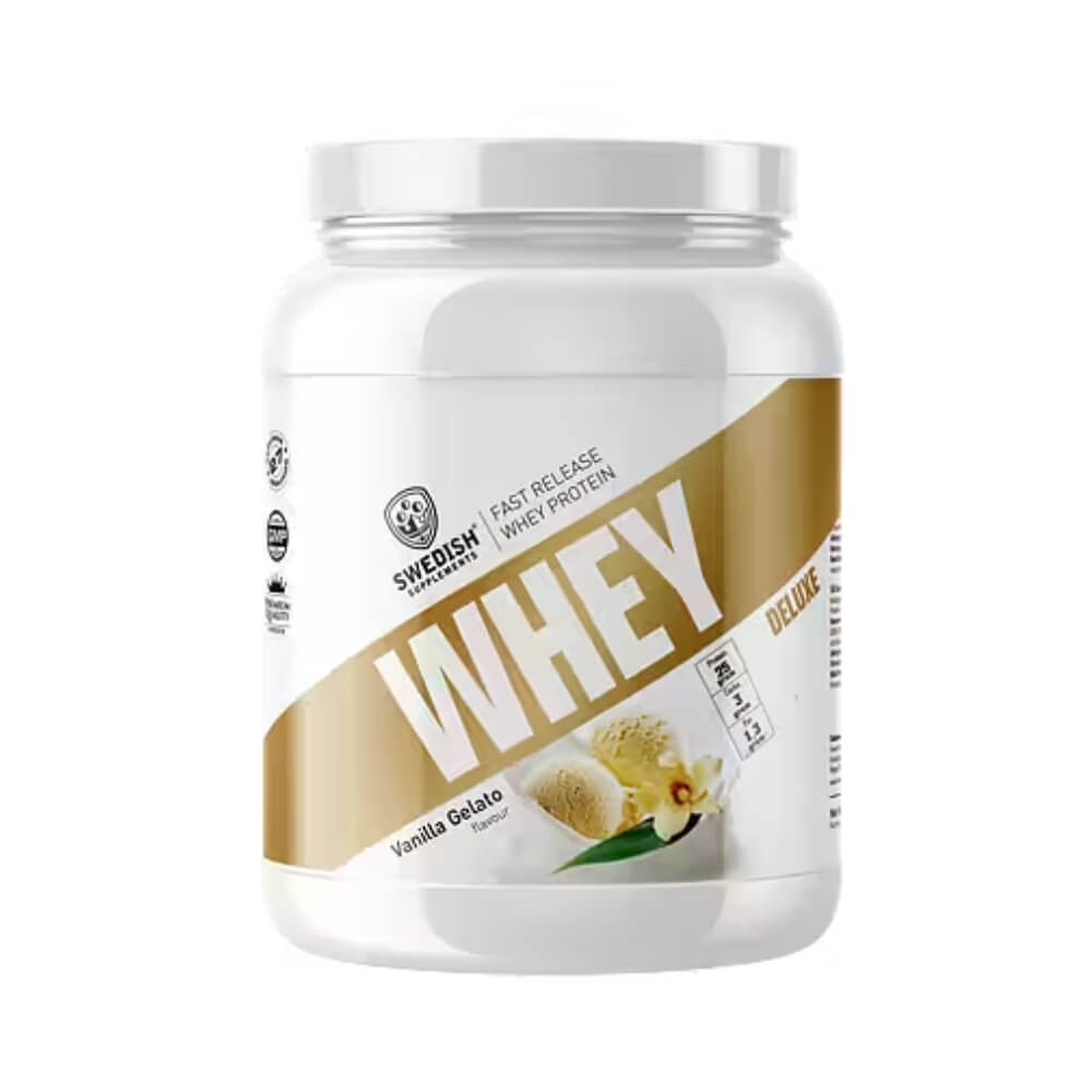 Swedish Supplements Whey Deluxe, 900 g (Vanilla Gelato)