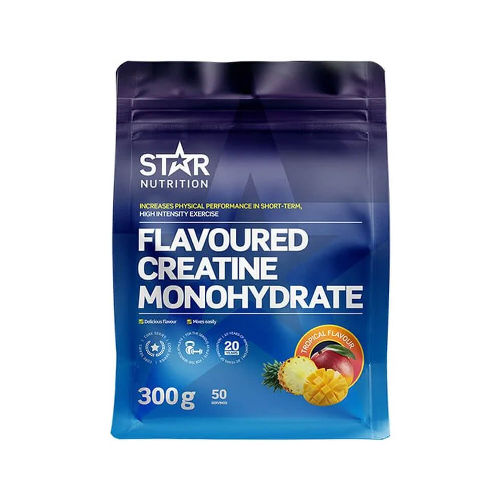 Star Nutrition Flavoured Creatine Monohydrate, 300 g (Tropical)