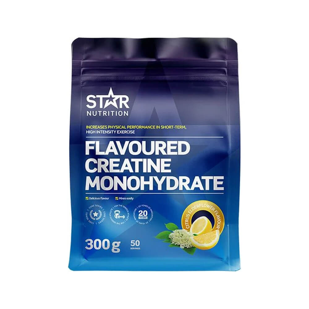 Star Nutrition Flavoured Creatine Monohydrate, 300 g (Citrus Elderflow