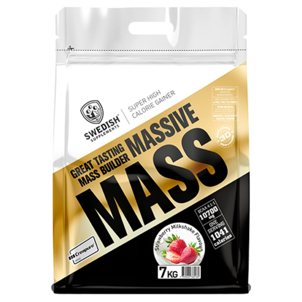 Swedish Supplements Massive Mass, 7kg (Strawberry Milkshake)