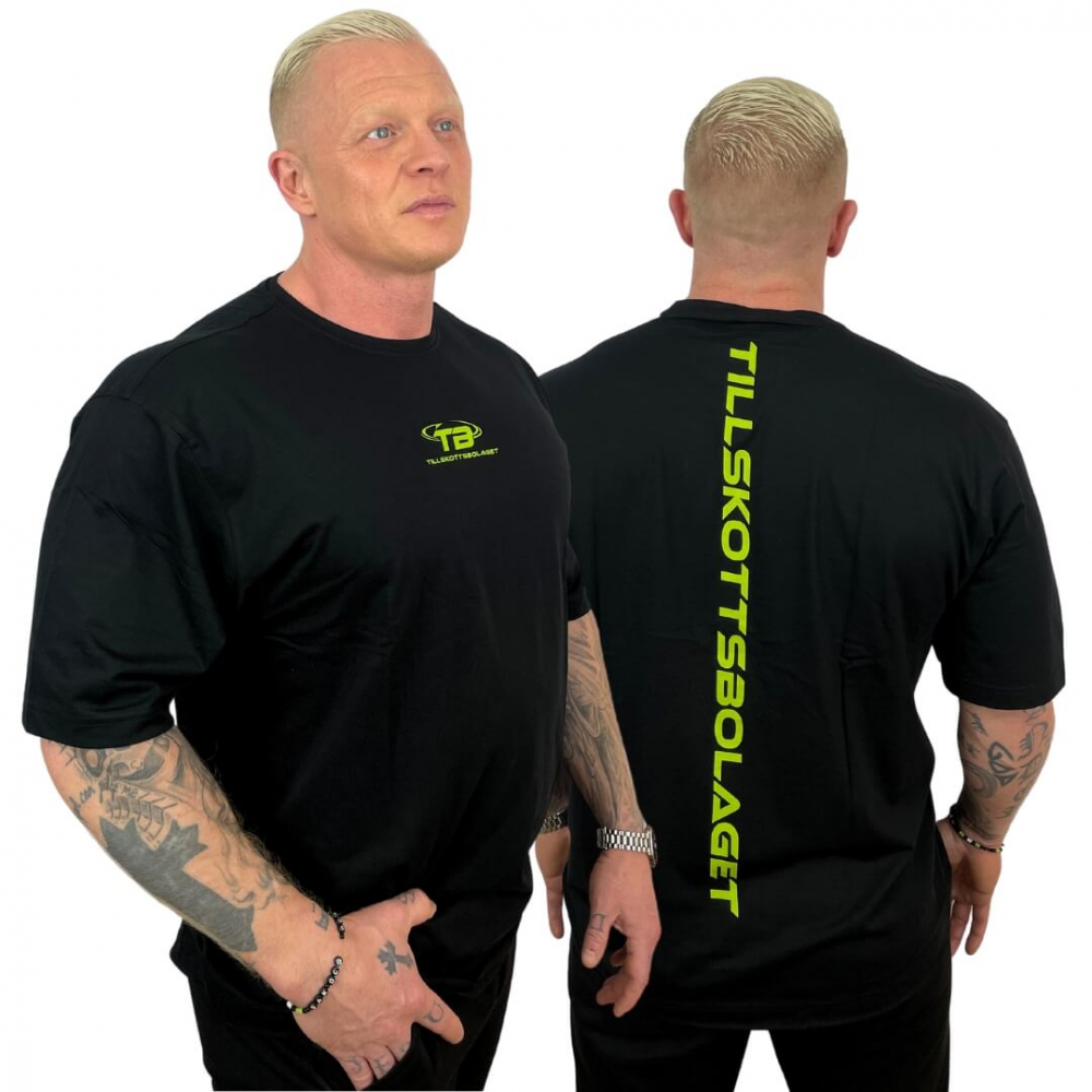 Tillskottsbolaget Oversized Tee, black (3XL)