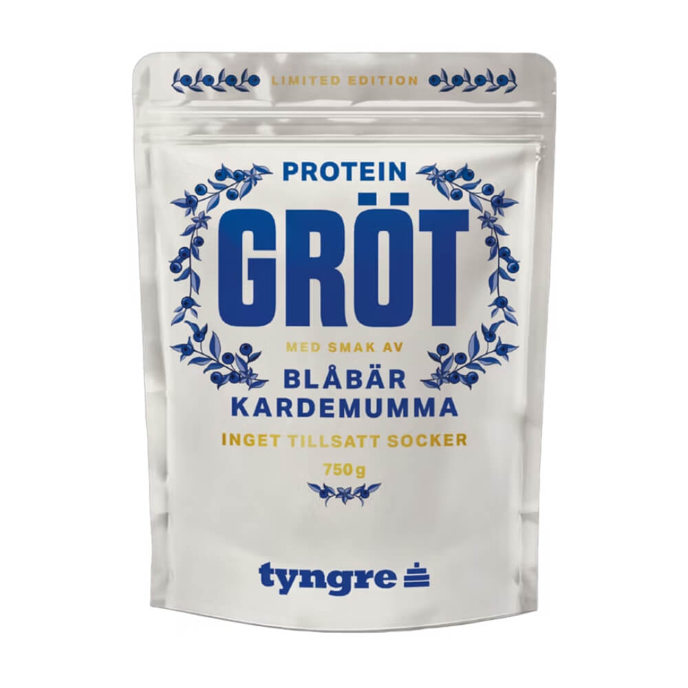 Tyngre Proteingröt, 750 g (Blåbär Kardemumma)