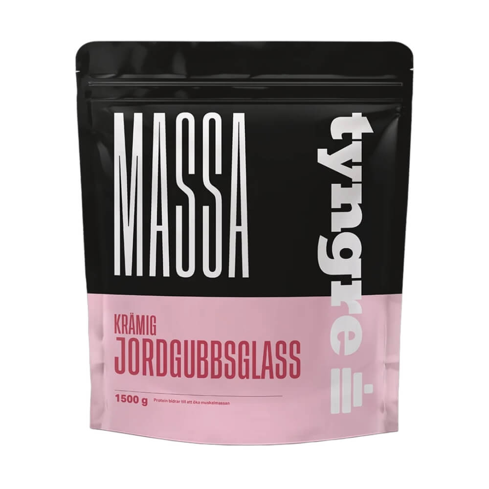 Tyngre Massa, 1400 g (Jordgubbsglass)