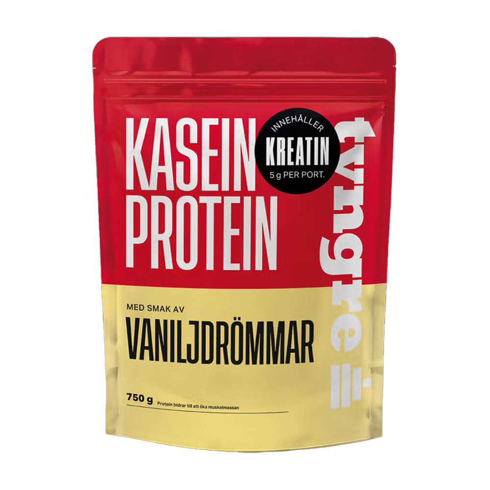 Tyngre Kasein med Kreatin, 750 g (Vaniljdrömmar)