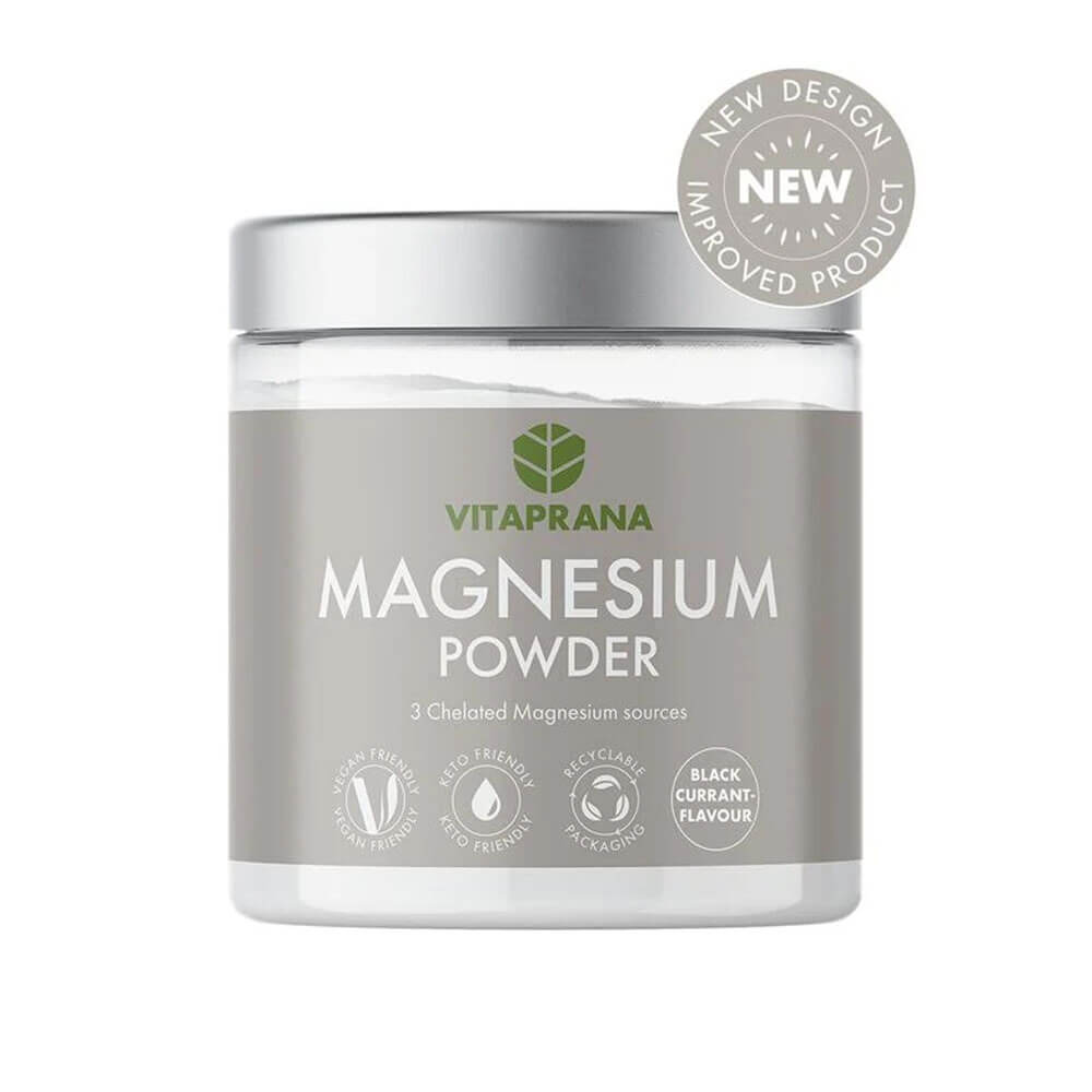 Vitaprana Magnesium Powder, 210 g (Black Currant)