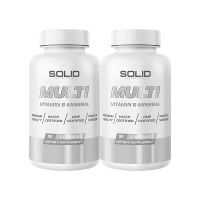 2 x SOLID Nutrition MULTI, 90 tabs