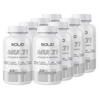8 x SOLID Nutrition MULTI, 90 tabs